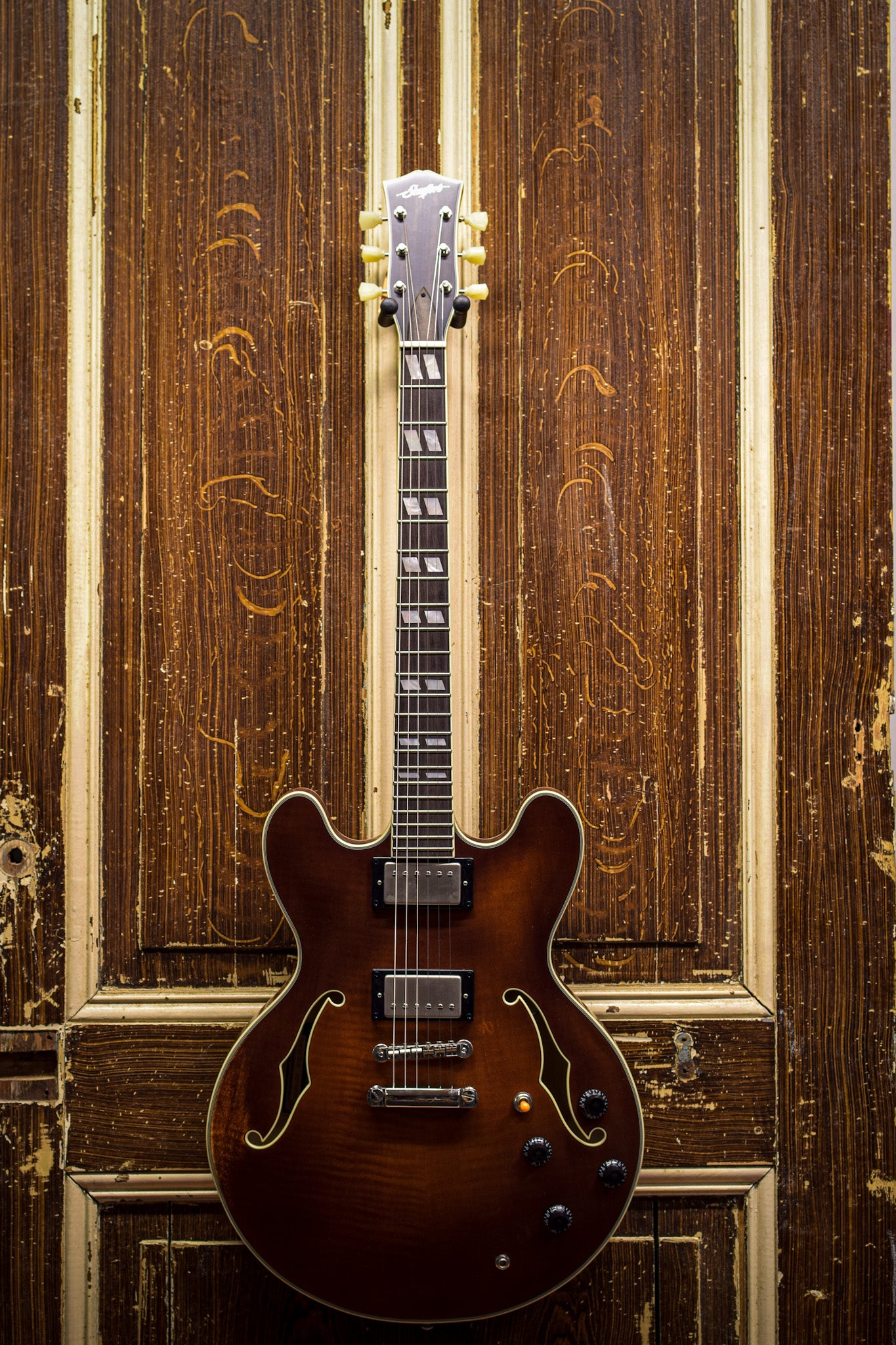 Stanford Crossroads Thinline 35 AV Elektrische Gitaar