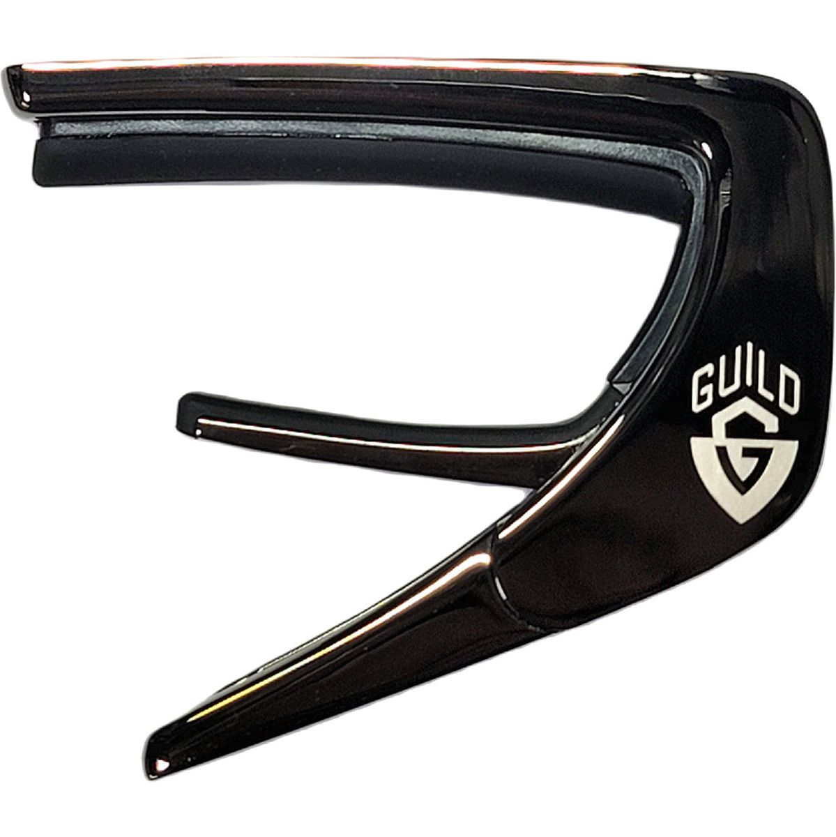 Thalia Capos Guild Black Chrome Finish Capo Ebony Inked On Black Ripple