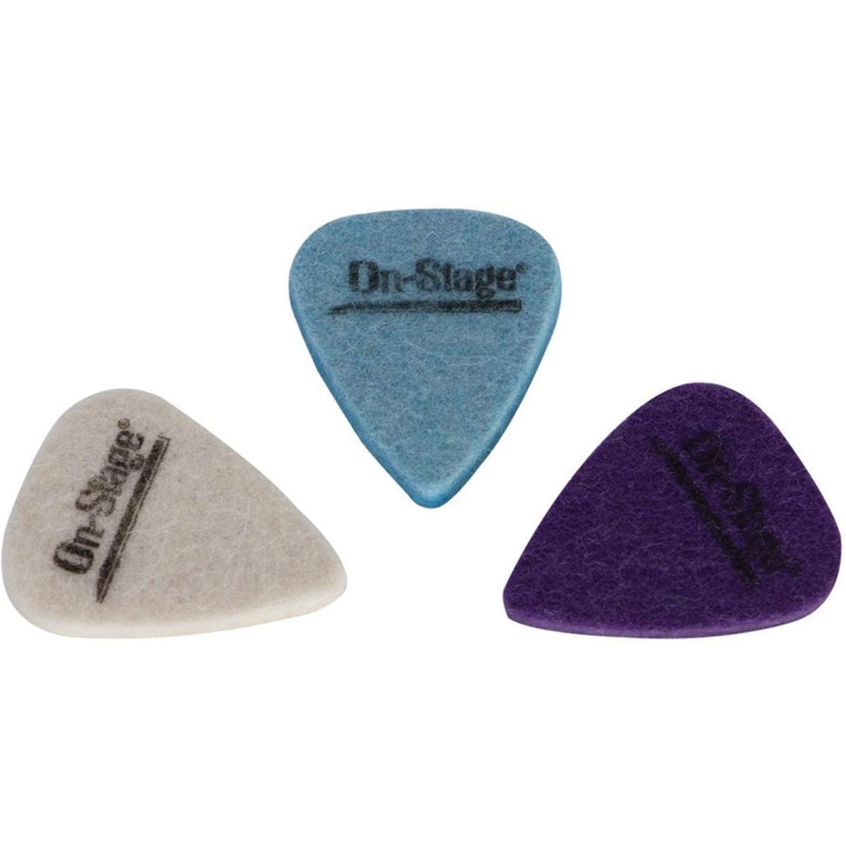 OnStage Felt Ukulele Picks - Pack Of 3