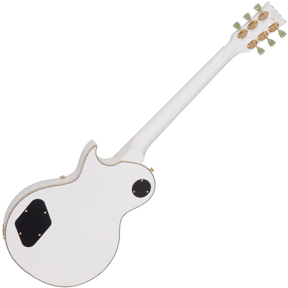 Vintage V100 Guitar-Gold HW Arctic White