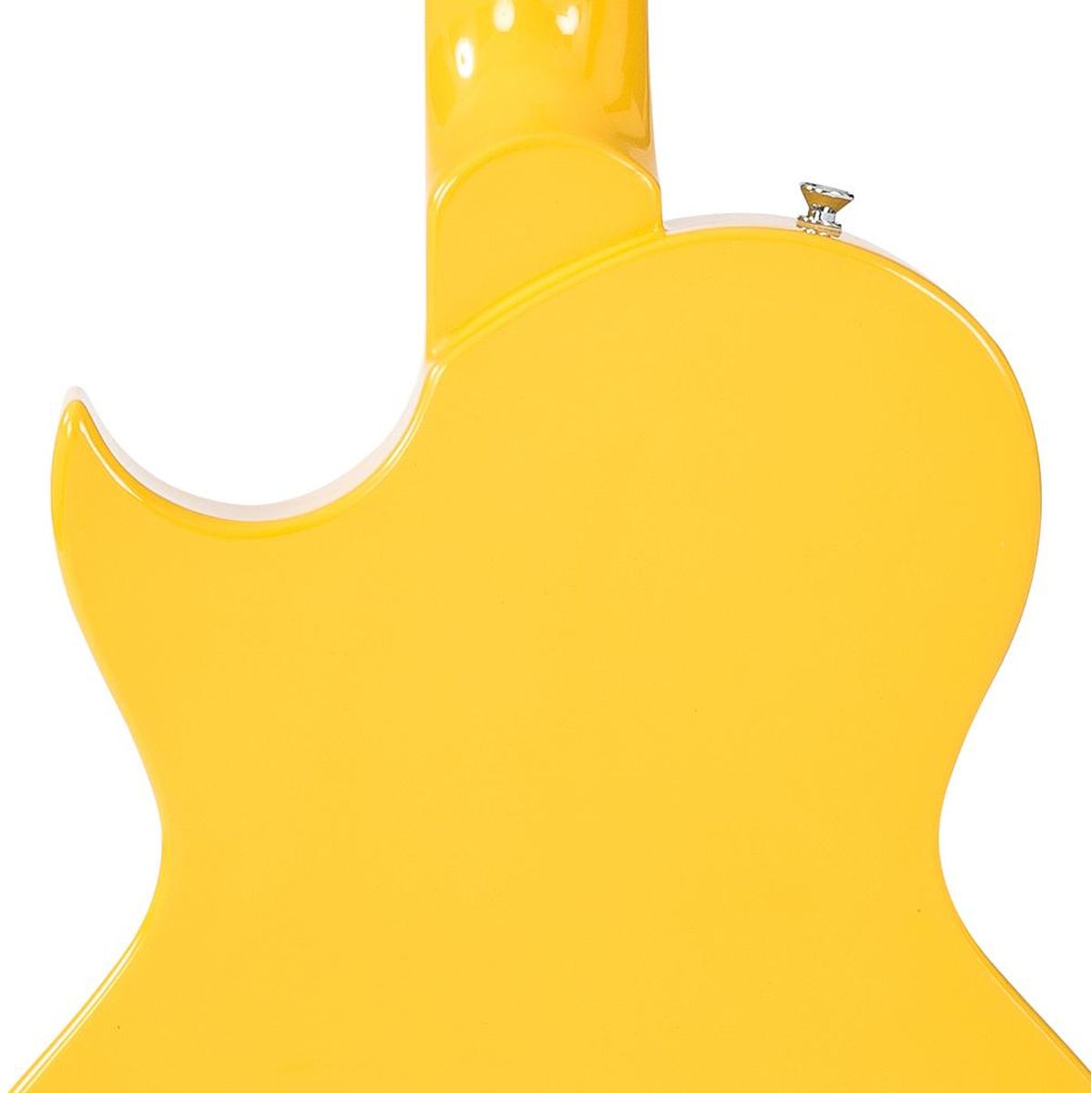 Vintage V120 Electric Guitar-Single Cut - TV Yellow