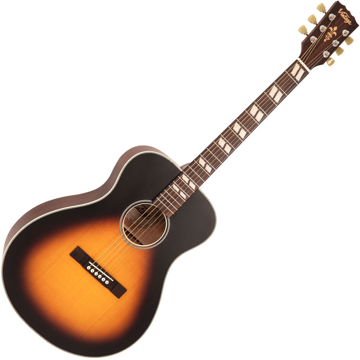 Vintage Historic Folk Guitar - Vintage Sunburst