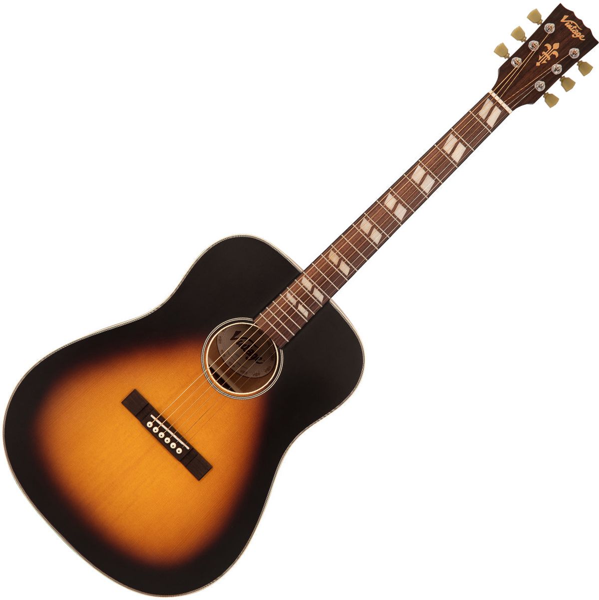Vintage Historic Dreadnought Guitar - Vintage Sunburst