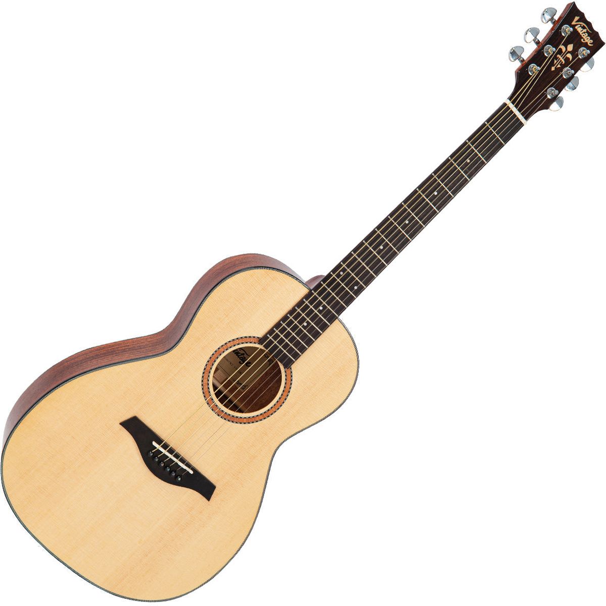 Vintage Performer Series - All Solid Parlour Acoustic - Natural Gloss