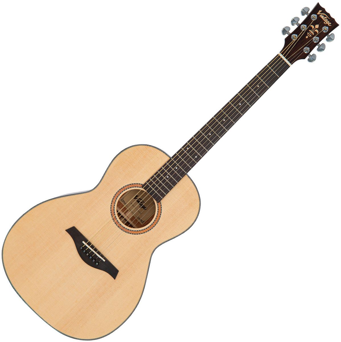 Vintage Performer Series - All Solid Parlour Acoustic - Natural Gloss
