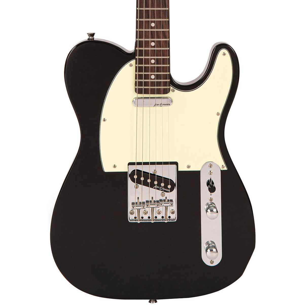 Vintage V20 Coaster Series Electric Guitar - Gloss Black