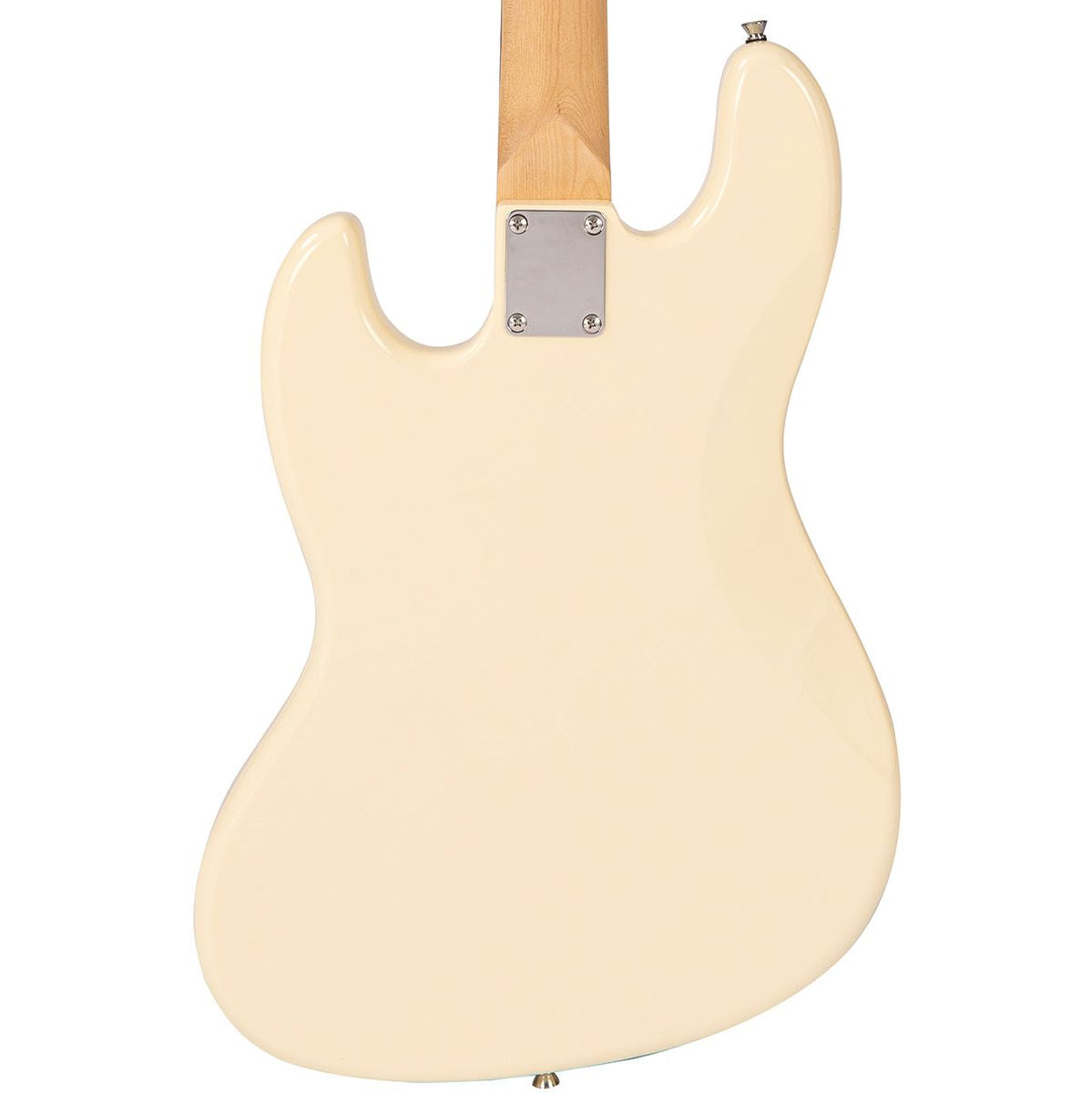 Vintage V49 Coaster Series Bass Guitar - Vintage White