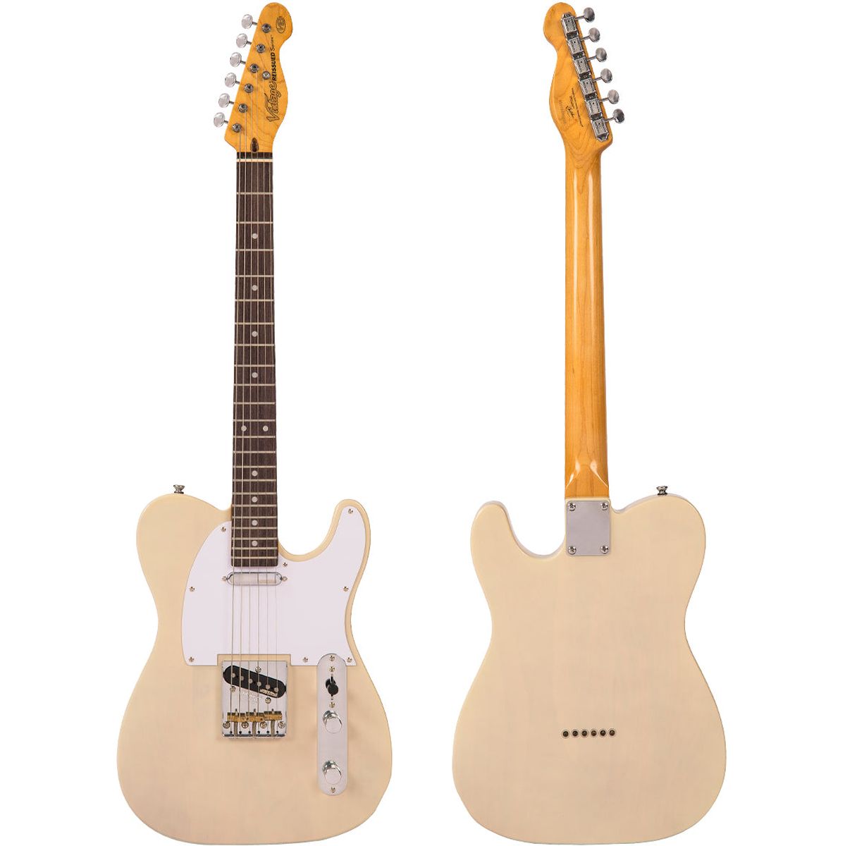 Vintage V62 Electric Guitar - Ash Blonde