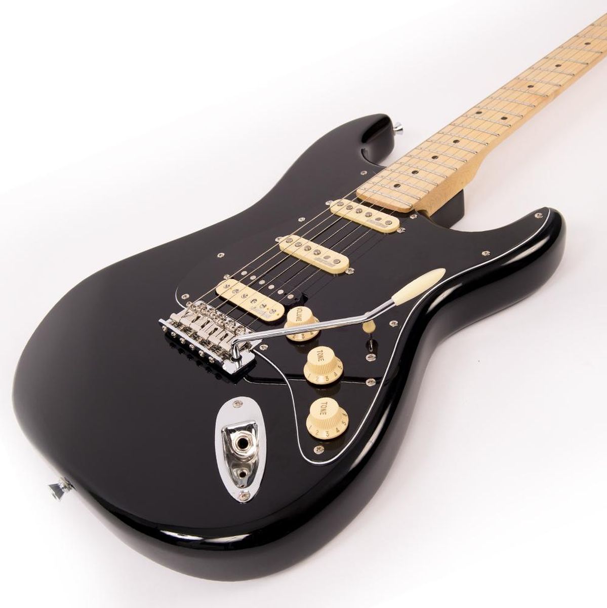 Vintage Electric Guitar - HSS - Boulevard Black