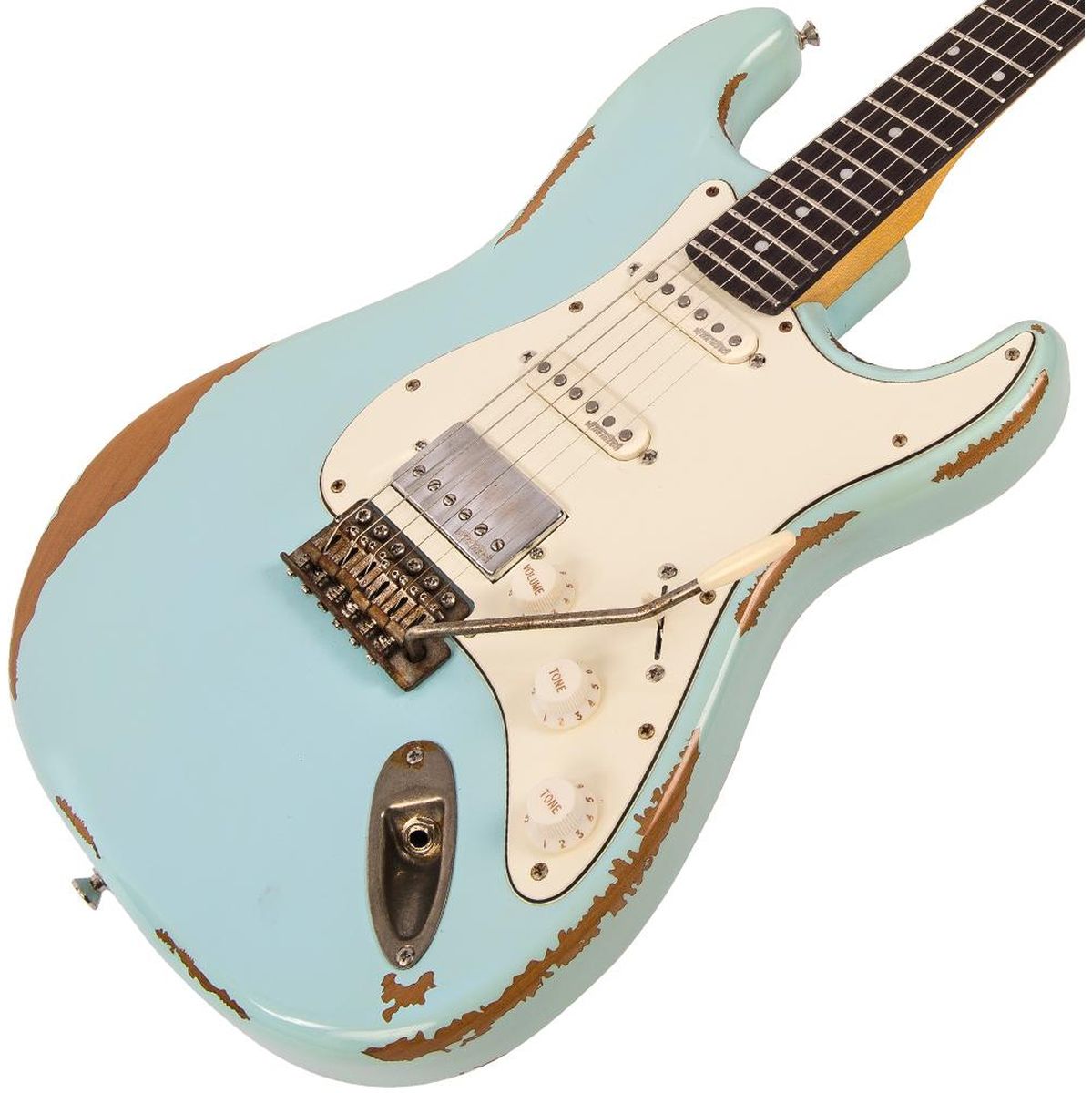 Vintage V6 HSS Icon - Aged Gloss Relic - Laguna Blue