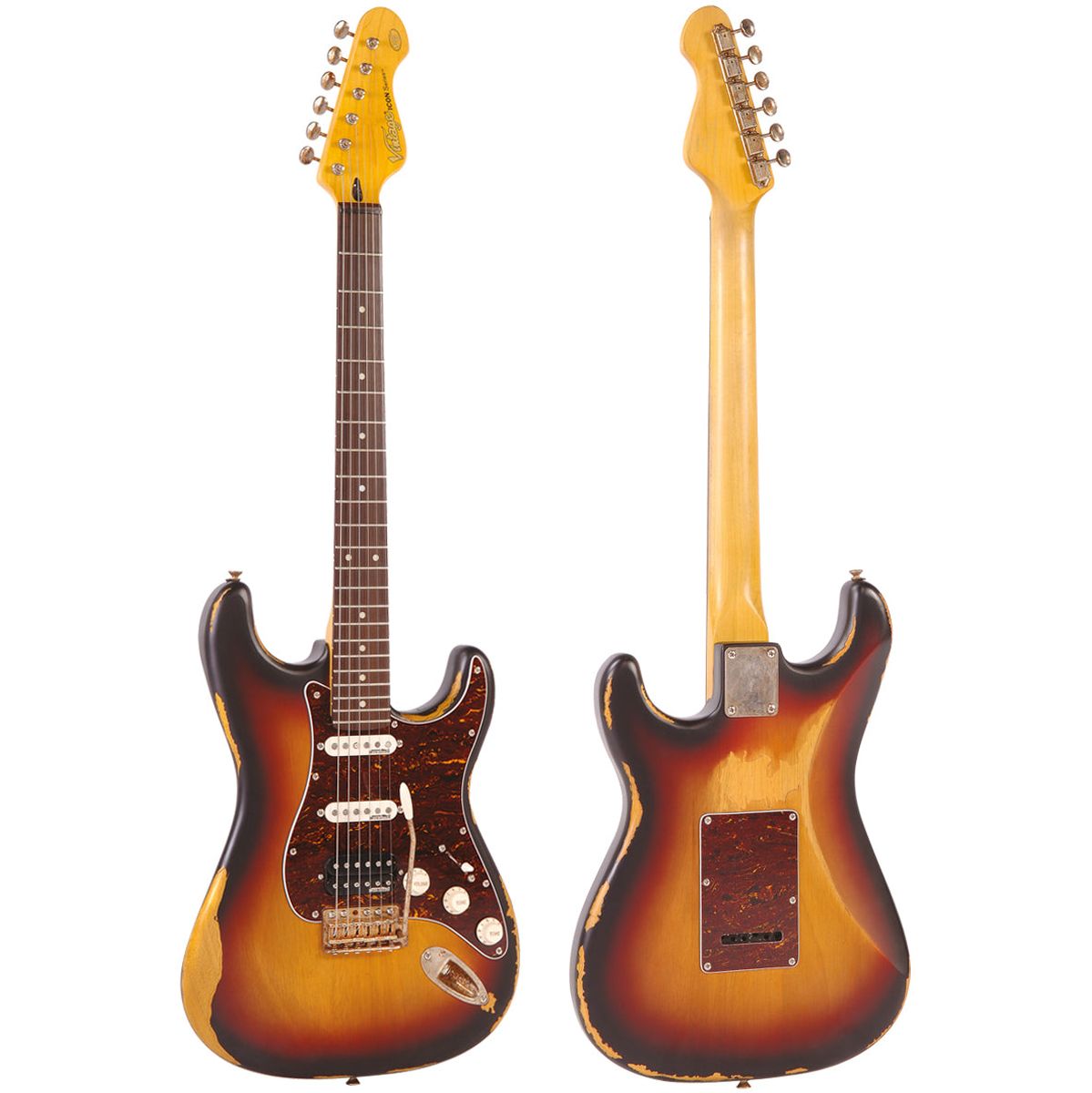 Vintage V6 Icon HSS - Distressed Sunburst
