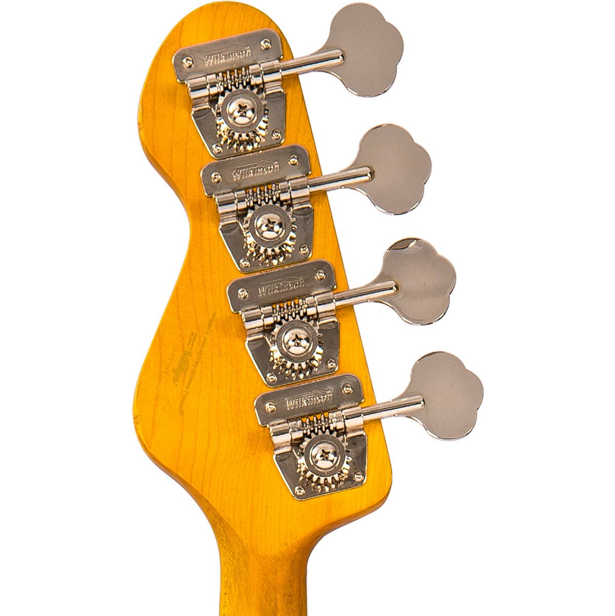 Vintage VJ74 Icon Fretless Bass - Distressed Sunburst