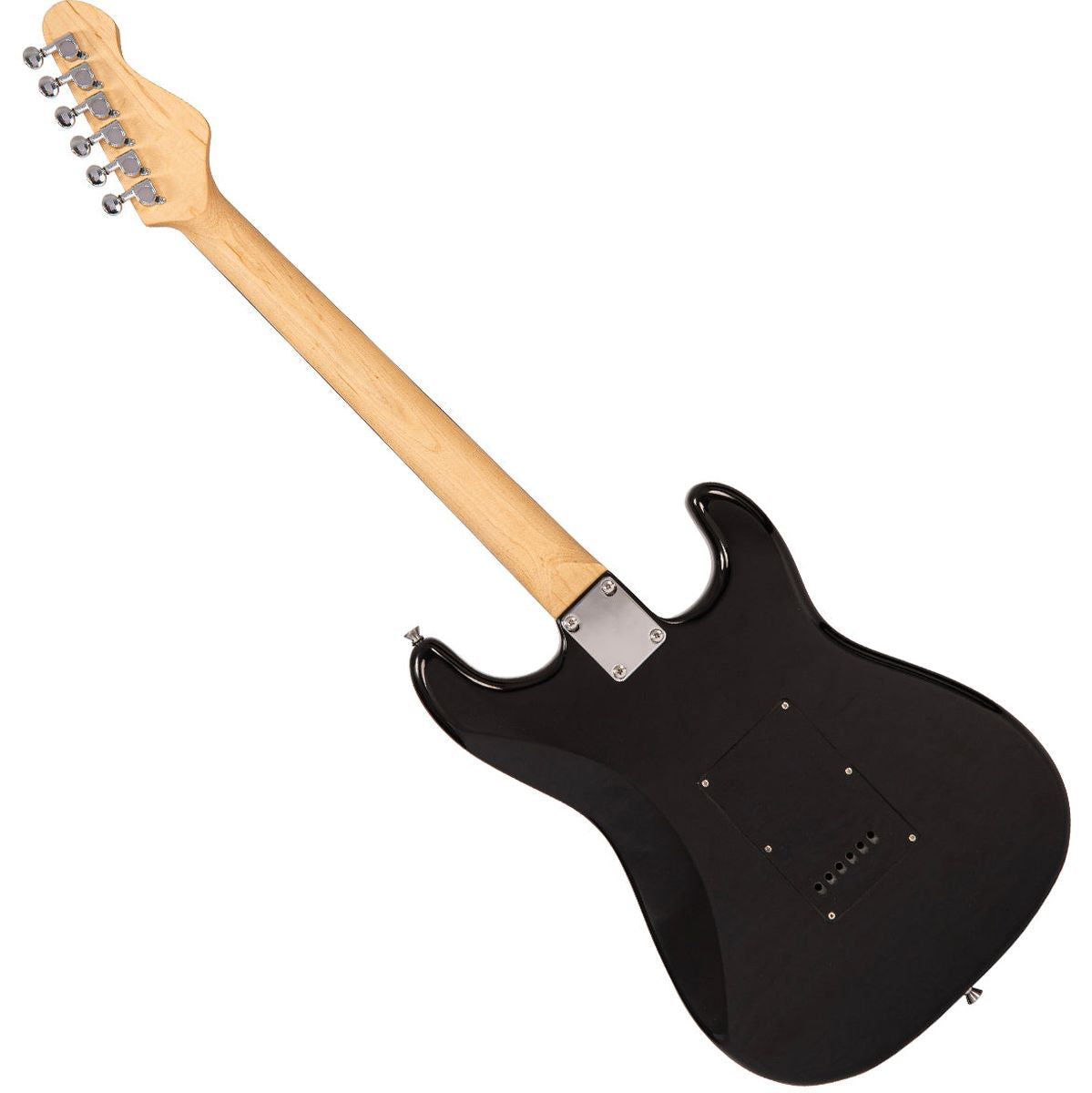 Vintage V60 Coaster Left Handed Electric Guitar Pack - Gloss Black