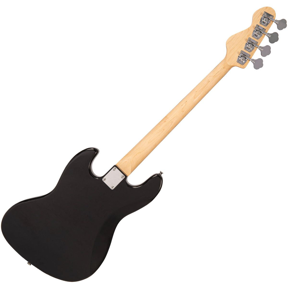 Vintage V49 Coaster Bass Guitar Pack - Gloss Black