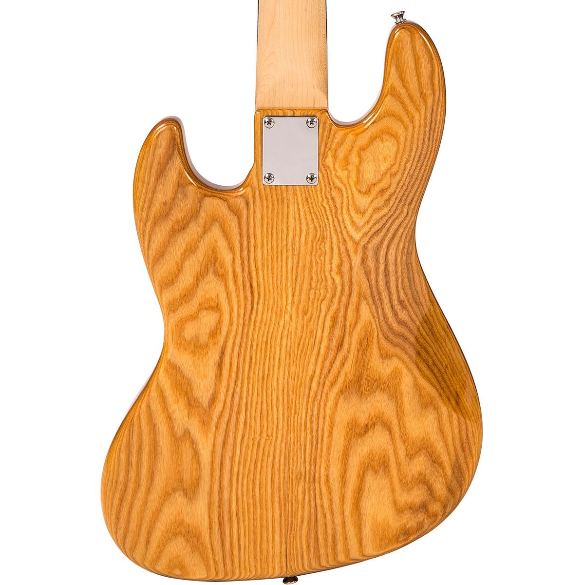 Vintage VJ75 5 String Bass - Maple FB - Natural Ash