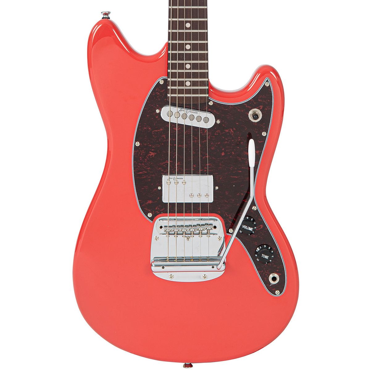 Vintage Revo Series Colt HS Duo Guitar - Firenza Red