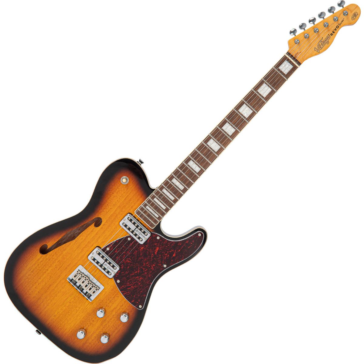 Vintage Revo Series Midline Guitar - 2 Tone Sunburst