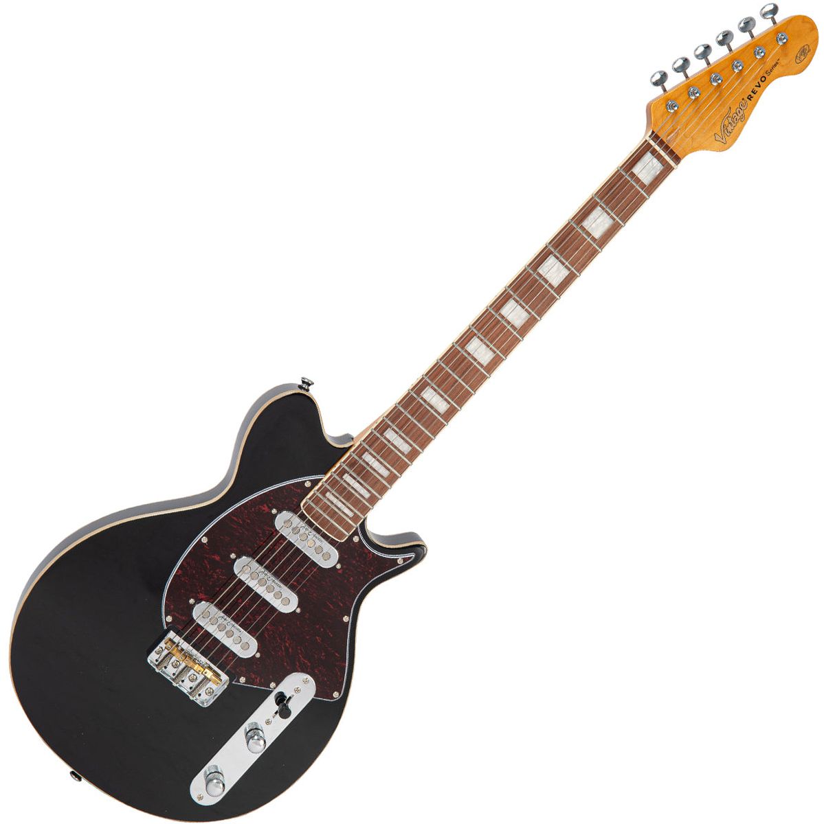 Vintage Revo Series Vision Guitar - Boulevard Black