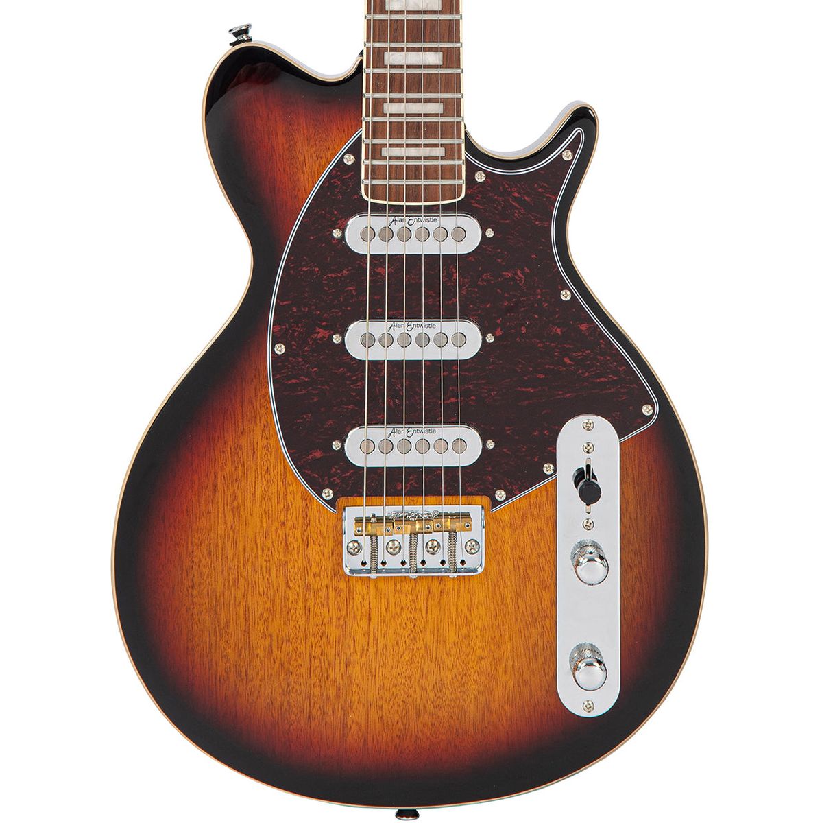 Vintage Revo Series Vision Guitar - Two Tone Sunburst