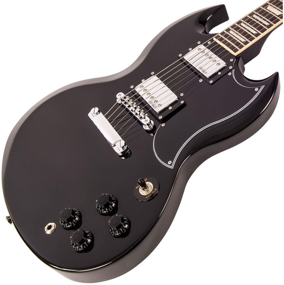 Vintage VS6 Guitar-Gloss Black