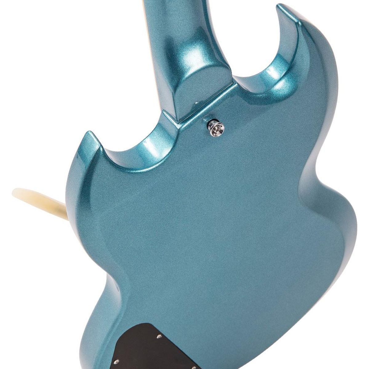 Vintage VS6 Guitar Wvibrola Tailpiece - Gun Hill Blue