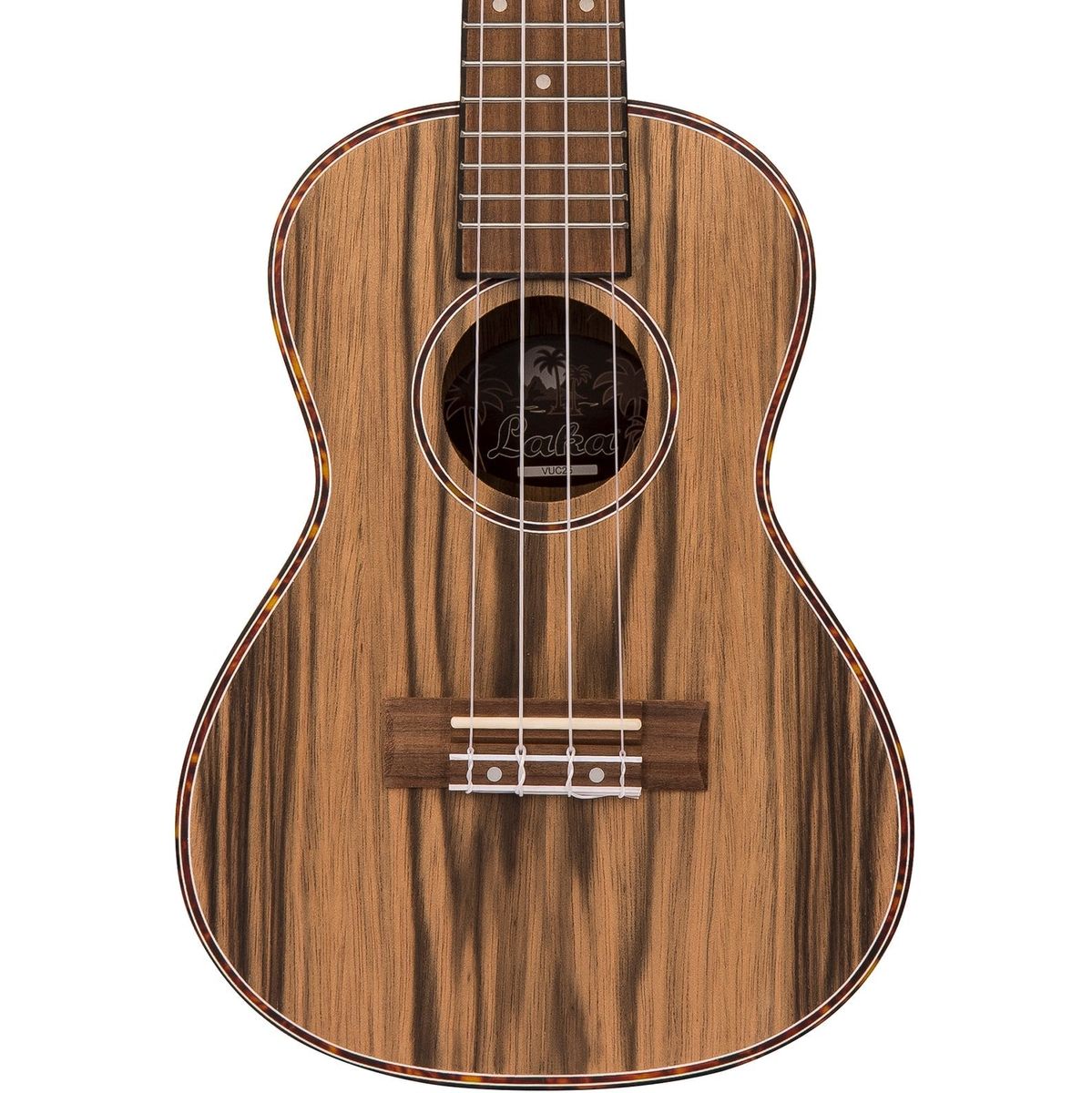 Laka Walnut Series Ukulele & Bag - Concert