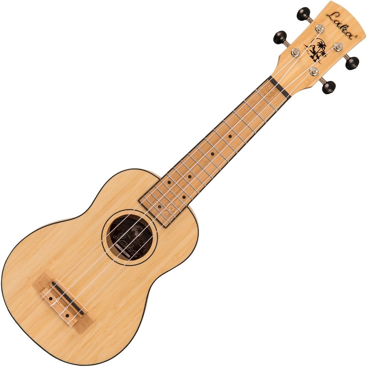 Laka Bamboo Series Ukulele & Bag - Soprano