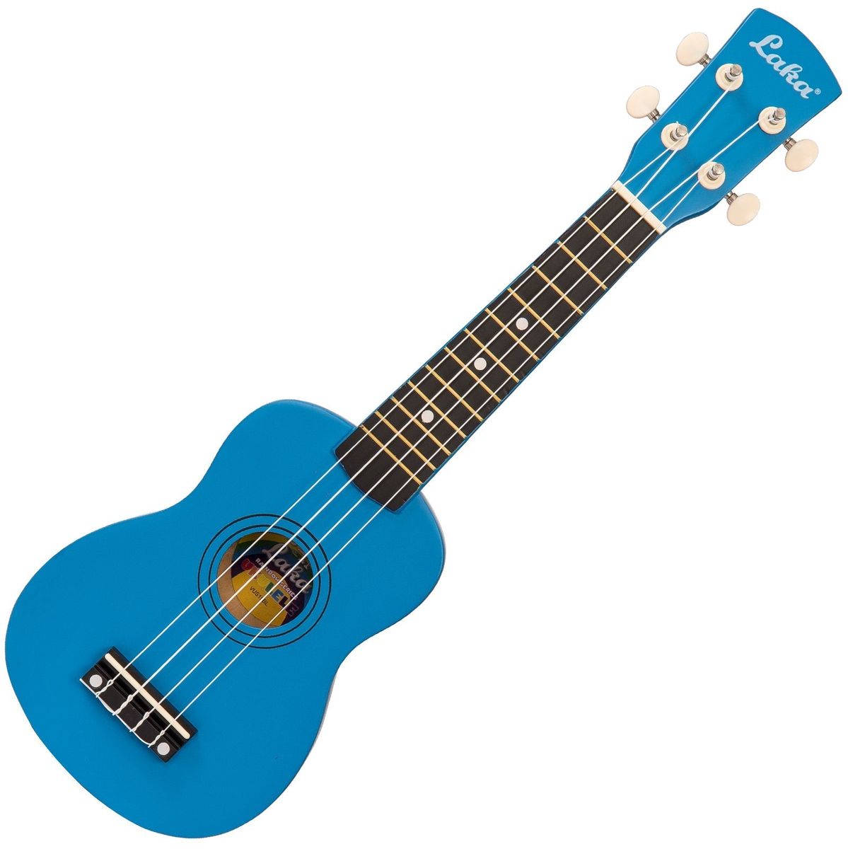 Laka Rainbow Series Ukulele & Bag - Blue
