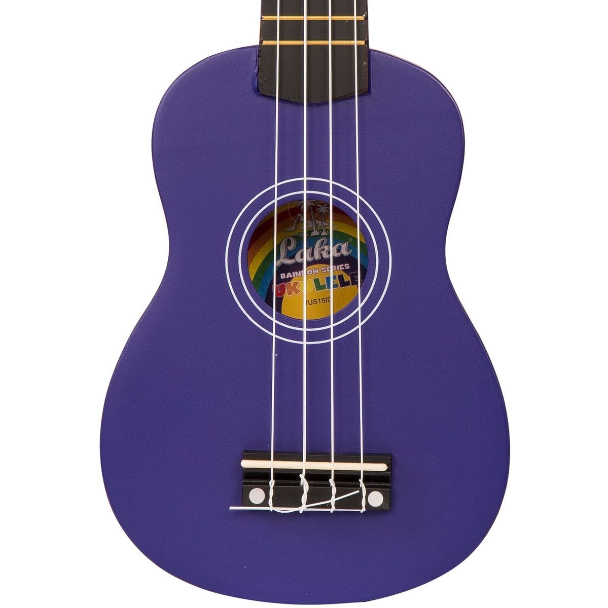 Laka Rainbow Series Ukulele & Bag - Indigo