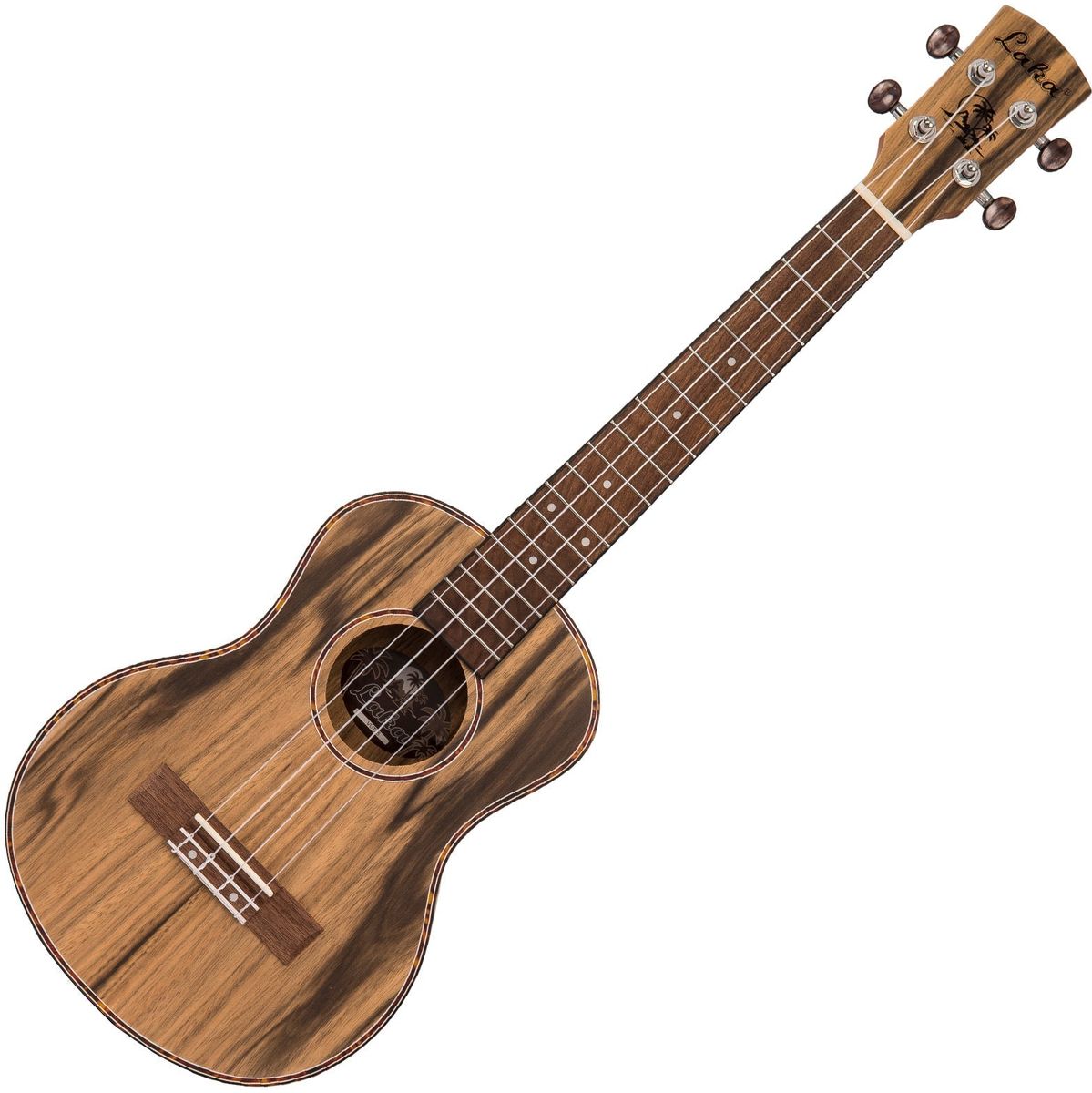 Laka Walnut Series Ukulele & Bag - Tenor