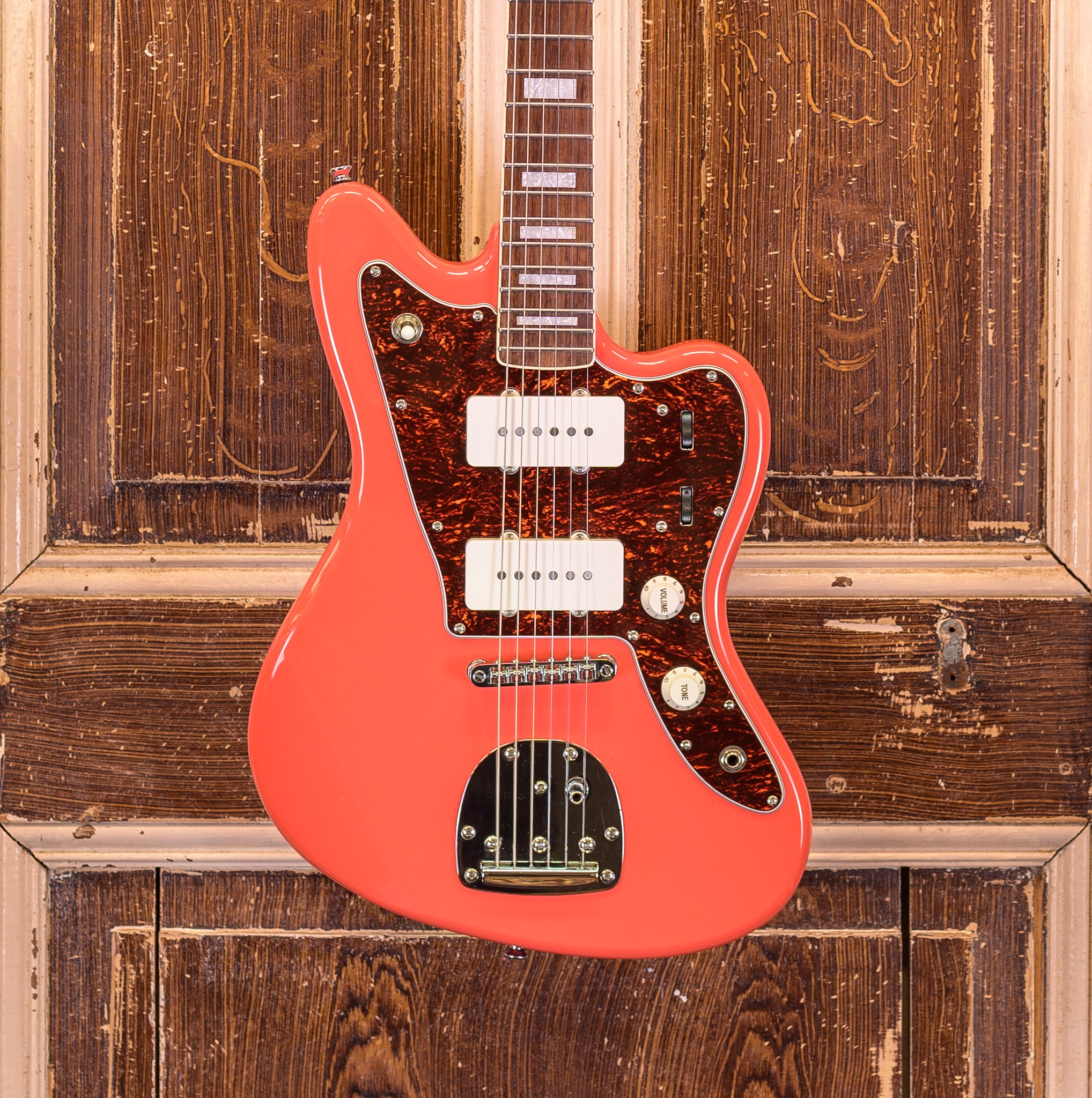 Vintage REVO Series 'Surfmaster 90' Firenze Red Elektrische gitaar