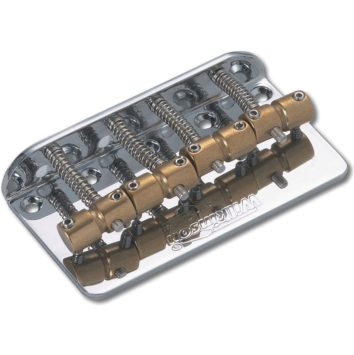 Wilkinson Bridge-Brass Saddle-Chrome