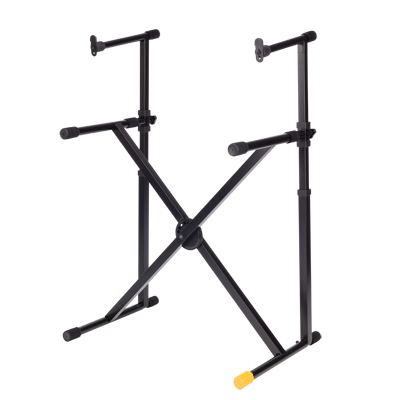 Hercules KS-210B Double Tier Keyboard Stand, EZ-LOK system