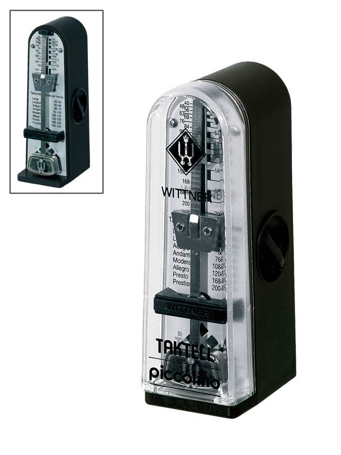Wittner Taktell Piccolino metronome plastic casing Black