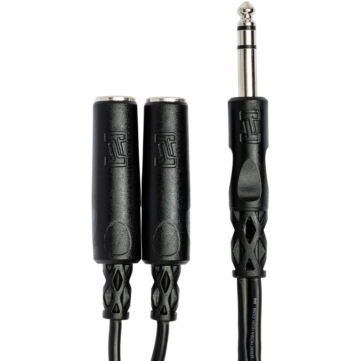 Hosa YPP-118 Y Cable 1/4 In TRS To Dual 1/4 In TRSF