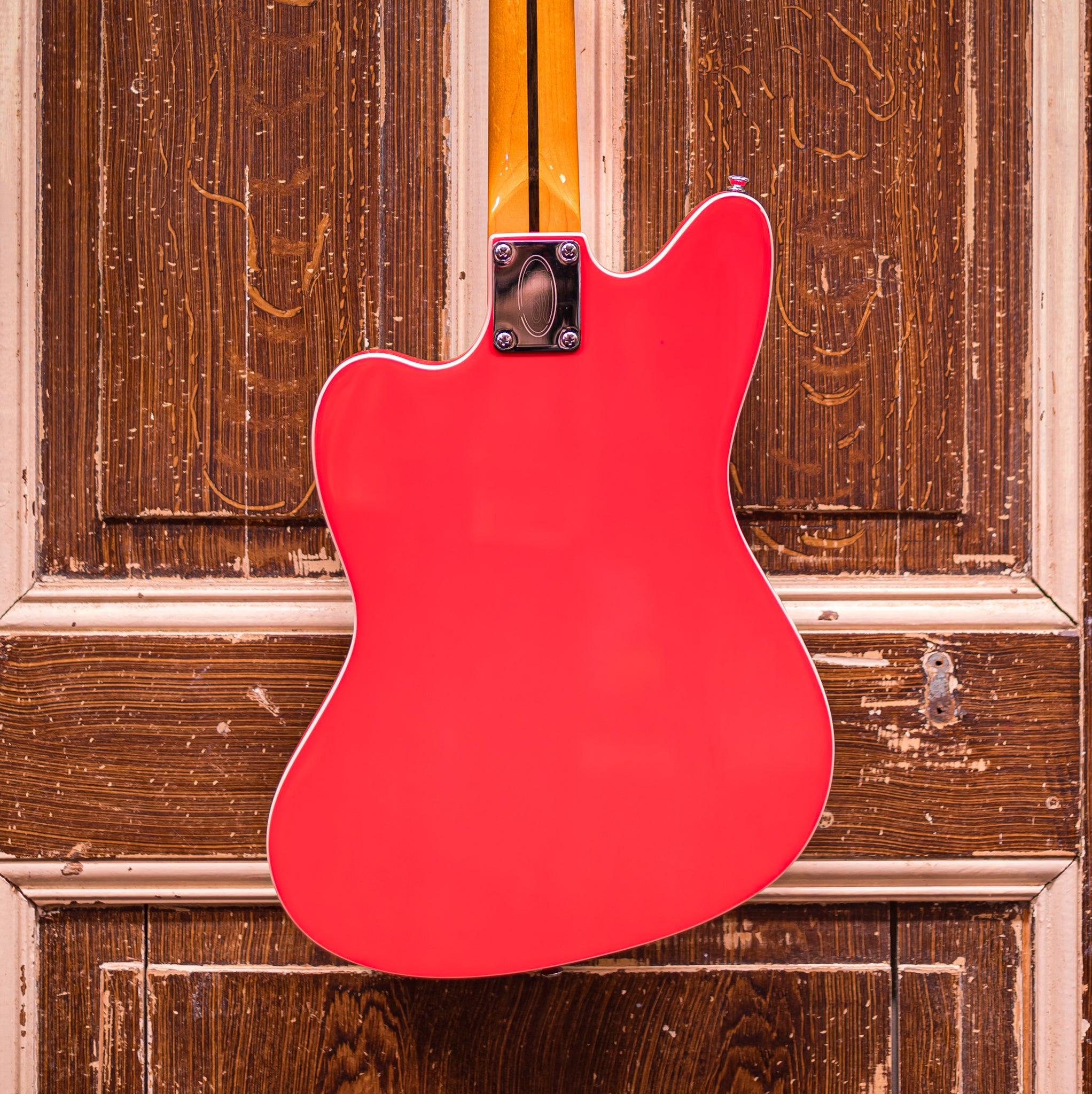 Vintage REVO Series 'Surfmaster Quad' Firenza Red Elektrische gitaar