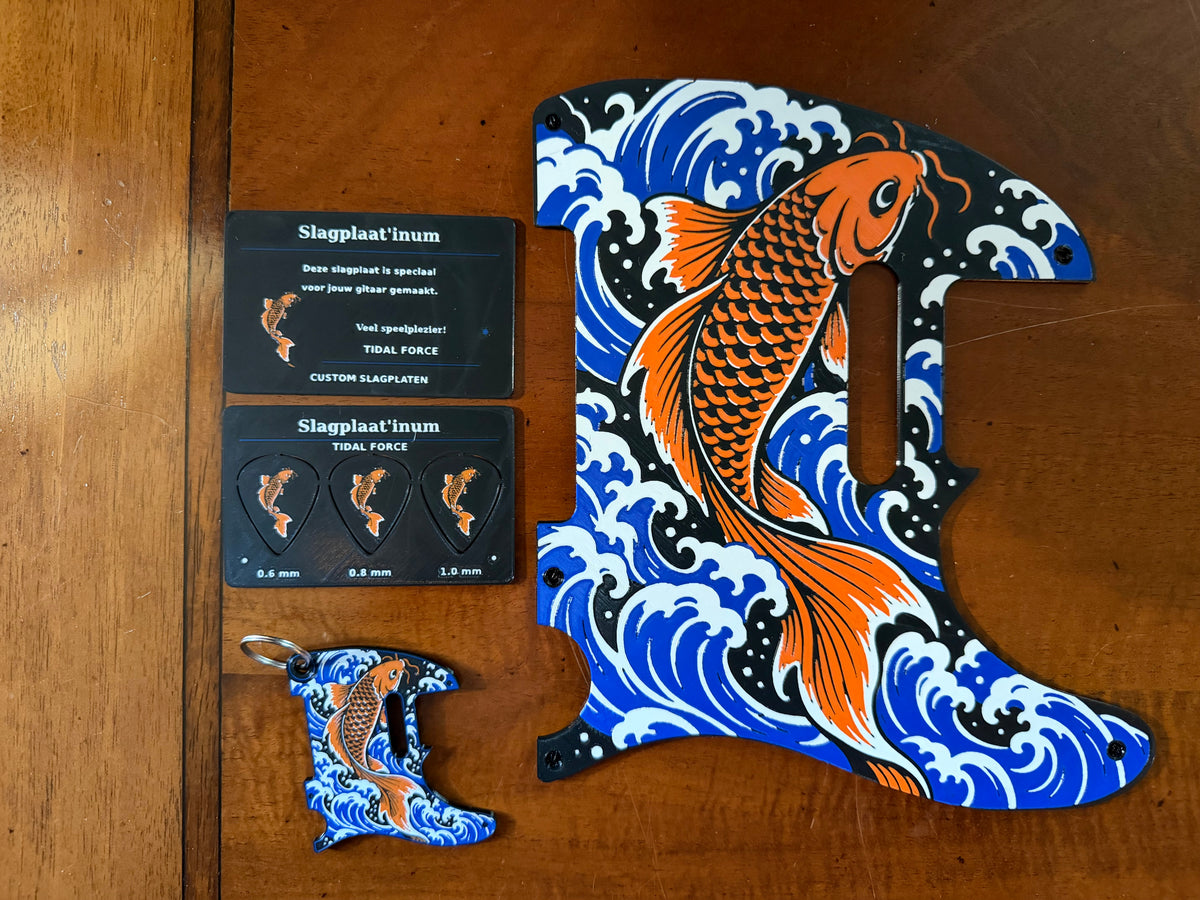 Tidal Force Koi – Custom Slagplaat van Slagplaat’inum