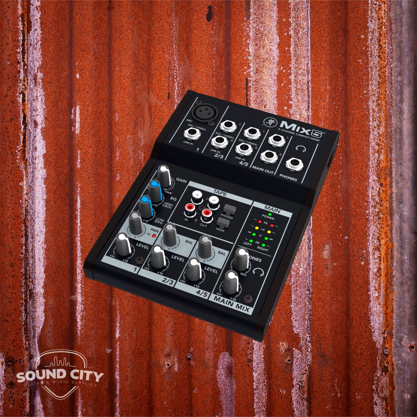 Mackie MIX5 Compact 5 kanalen mixer