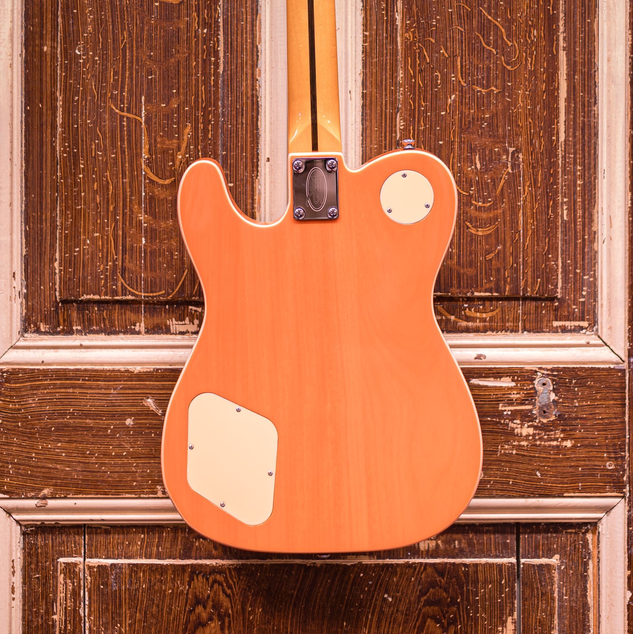 Vintage REVO Series 'Midline' Trans Orange Elektrische gitaar