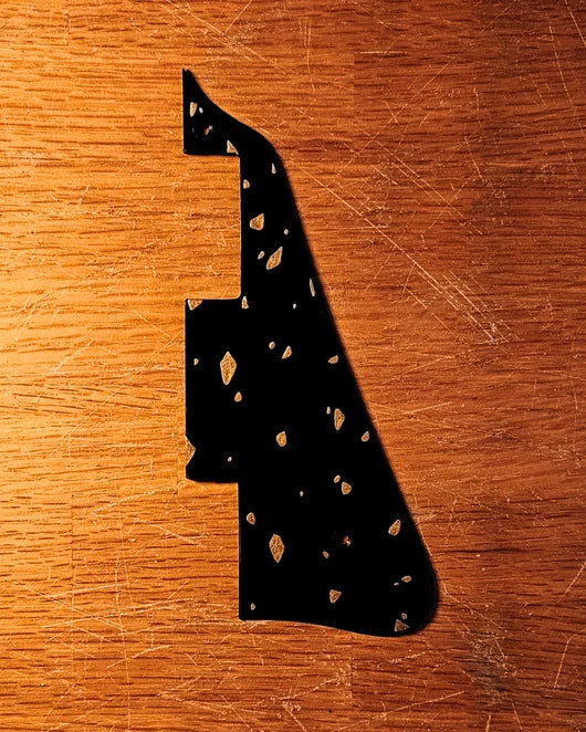 Studio VS Sparkled - Les Paul Pickguard - Zwart/Goud