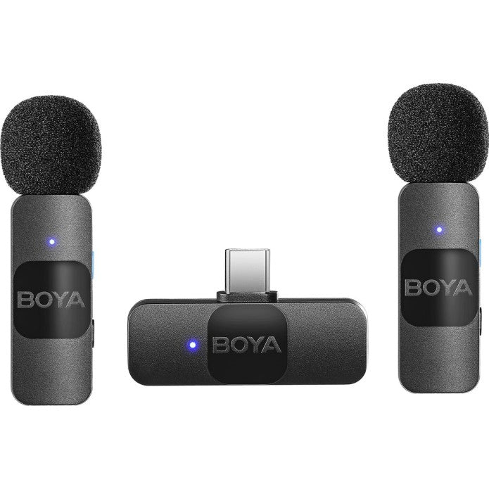 Boya BY-V20 V2.0 Draadloze microfoonset (Usb C)