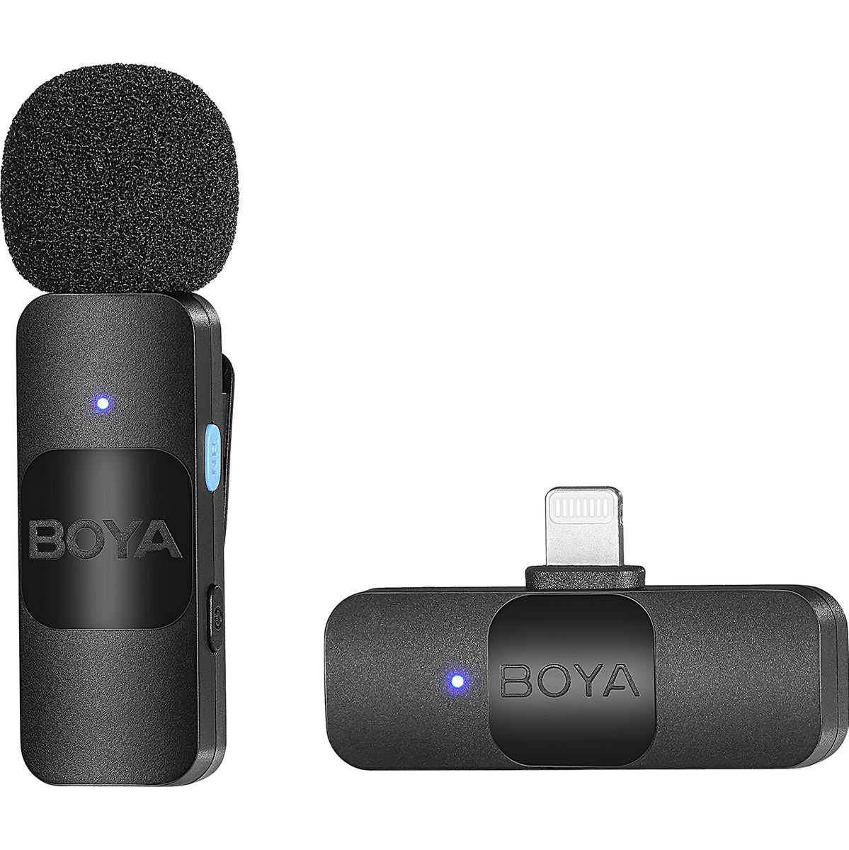 Boya BY-V2 V2.0 Wireless Microphone For Lightning 2X Transmitter + 1X Receiver
