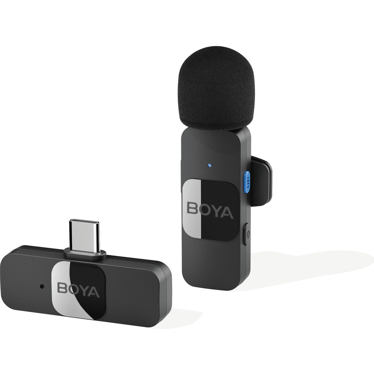Boya BY-V10 V2.0 Wireless Microphone For USB-C 1X Transmitter + 1X Receiver