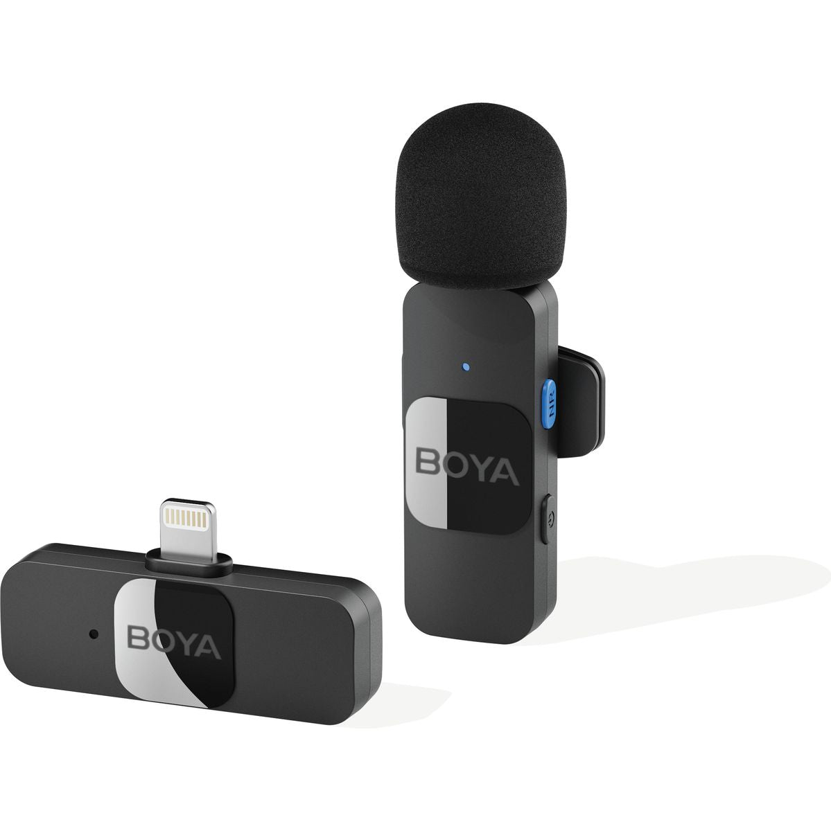 Boya BY-V1 V2.0 Wireless Microphone For Lightning 1X Transmitter + 1X Receiver