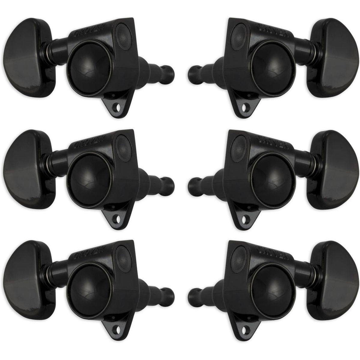 Grover GTR Mhead Set BLK Chrome