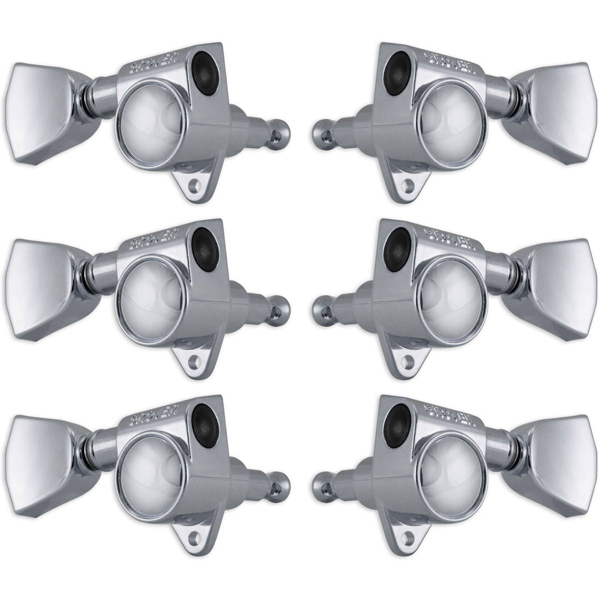 Grover GTR Mhead Set Chrome Keystone Buttons
