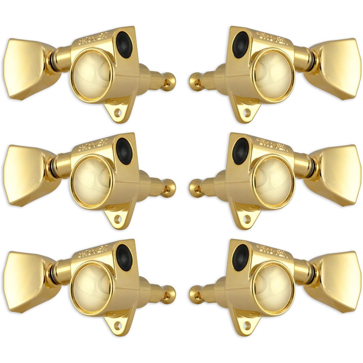 Grover GTR Mhead Set Gold Keystone Buttons