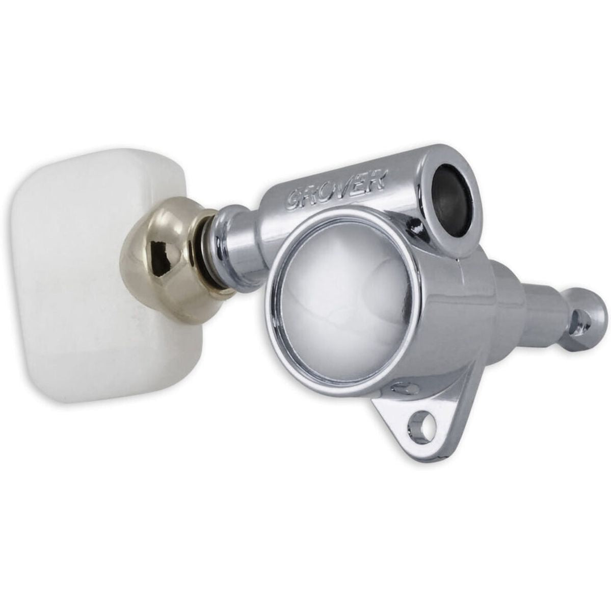 Grover Vintage Rotomatic MH Pearloid Button Chrome