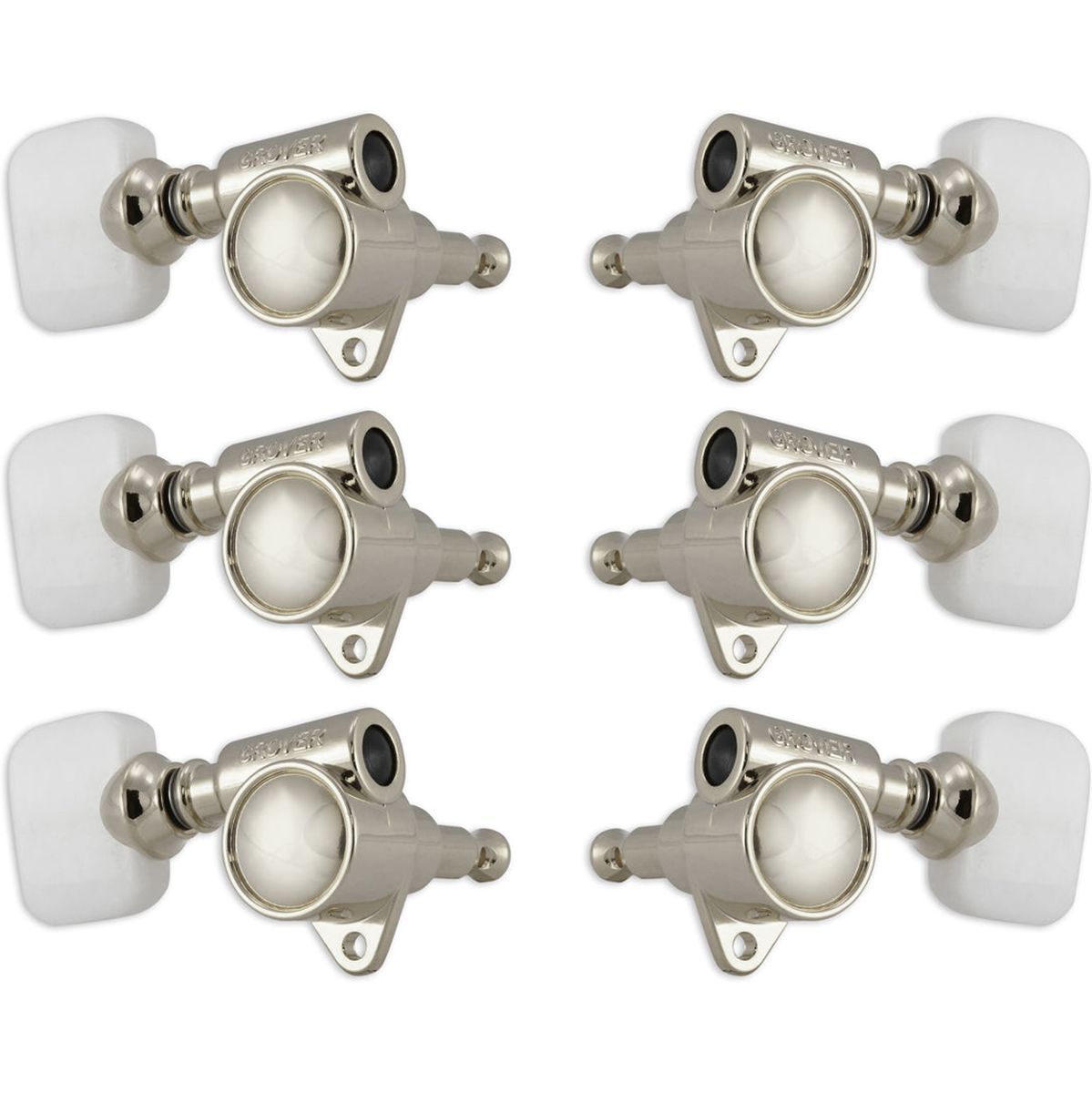 Grover Vintage Rotomatic MH Pearloid Button Nickel