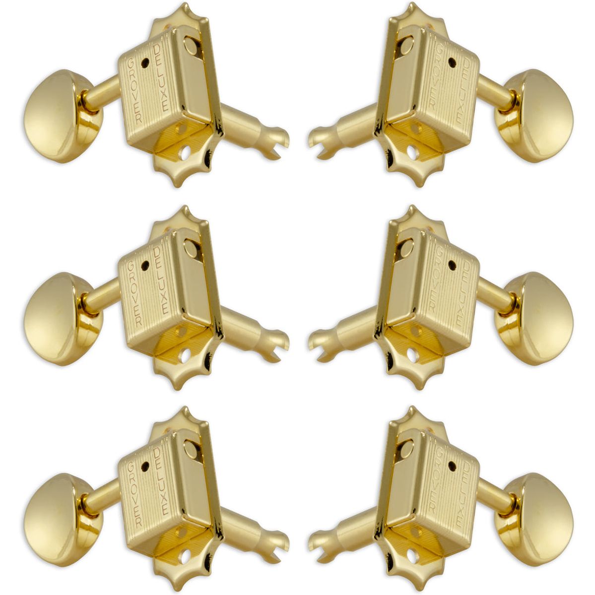 Grover Deluxe Machine Head 3+3 Gold